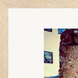 Wash It Framed print 27x35 cm / 11x14″ Wood frame corner detail