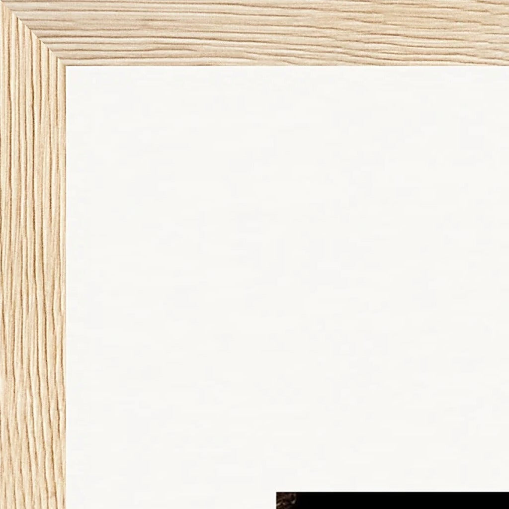 Face It Framed print 27x35 cm / 11x14″ Wood frame corner detail