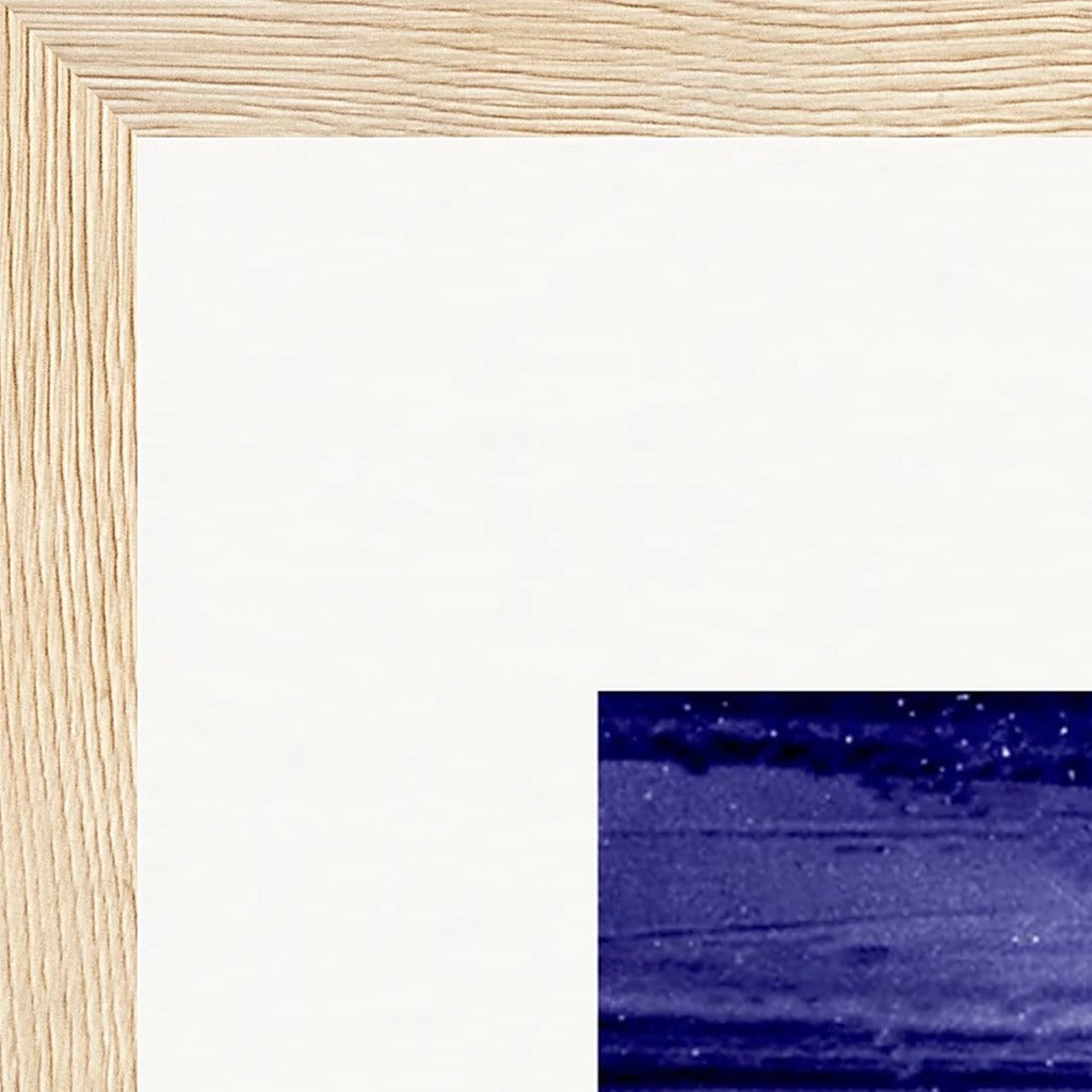 The Unwritten Path Framed print 27x35 cm / 11x14″ Wood frame corner detail