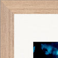 Bubbles and Sky Sticks Framed print 27x35 cm / 11x14″ Wood frame corner detail