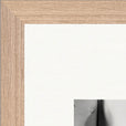 Synch'd Hands Framed print 27x35 cm / 11x14″ Wood frame corner detail