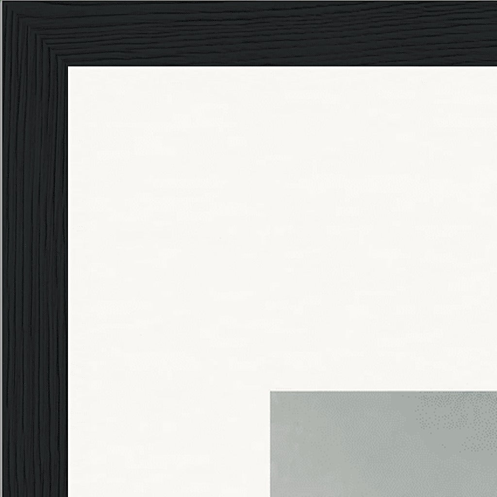 Everyday Hero Framed print 28x43  cm / XL (11x17″) Black frame corner detail
