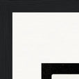 Little Secret Framed print 28x43  cm / XL (11x17″) Black frame corner detail
