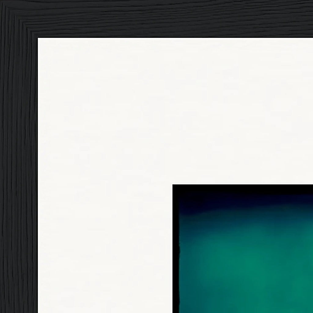 Dancing Cowboy Framed print 28x43  cm / XL (11x17″) Black frame corner detail