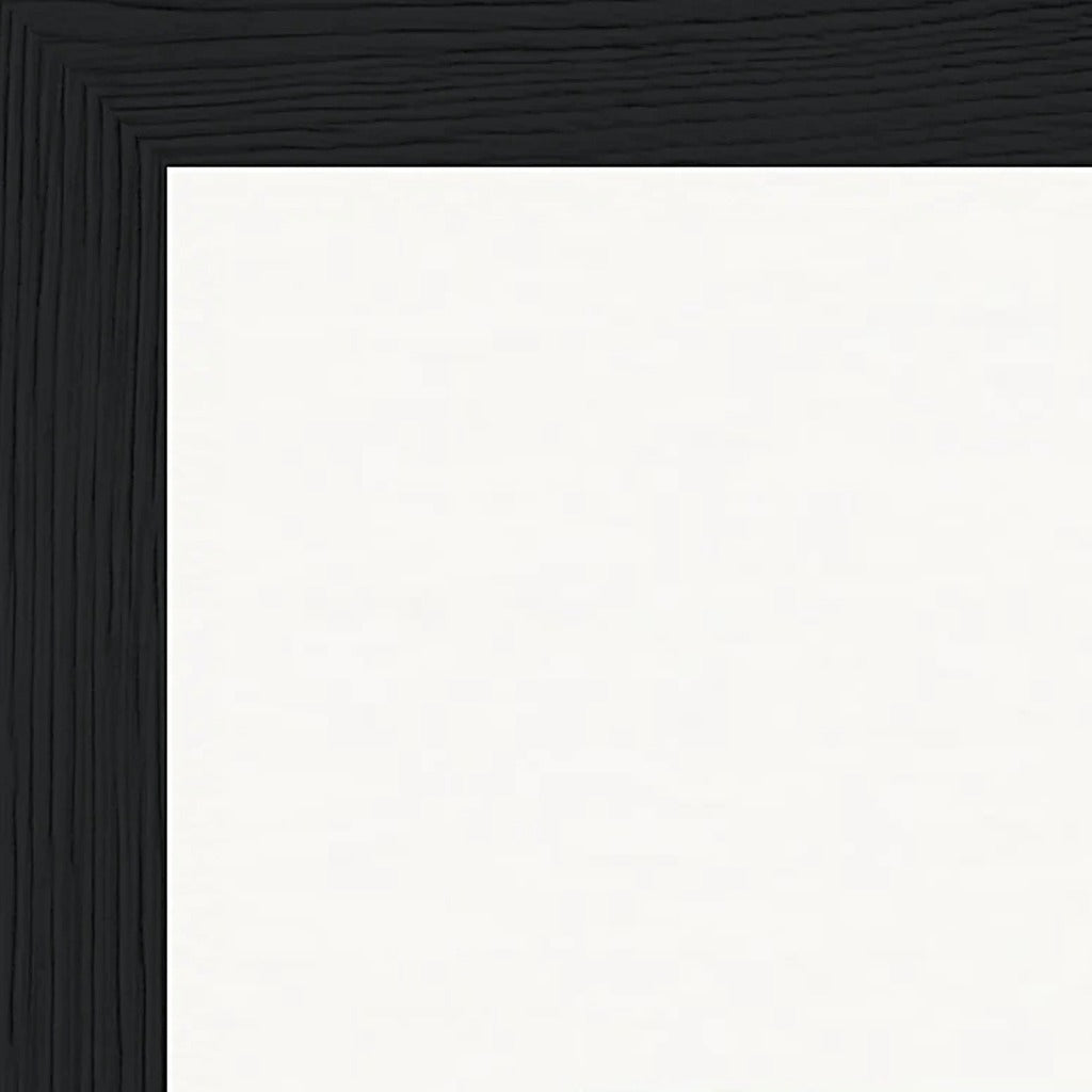 The Unwritten Path Framed print 28x43  cm / XL (11x17″) Black frame corner detail