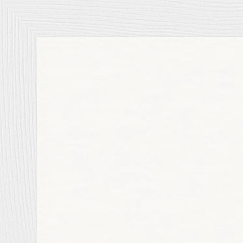 The Unwritten Path Framed print 28x43  cm / XL (11x17″) White frame corner detail