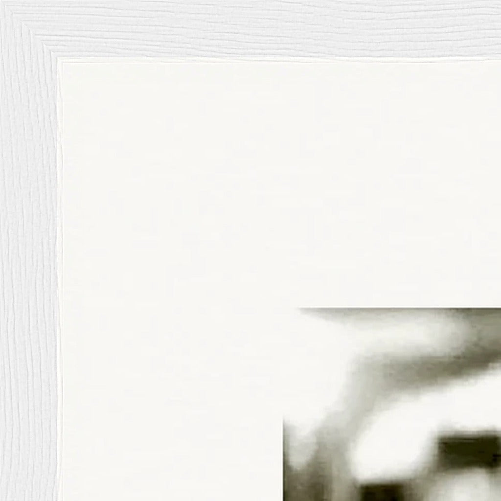 Cuba Girl Framed print 28x43  cm / XL (11x17″) White frame corner detail