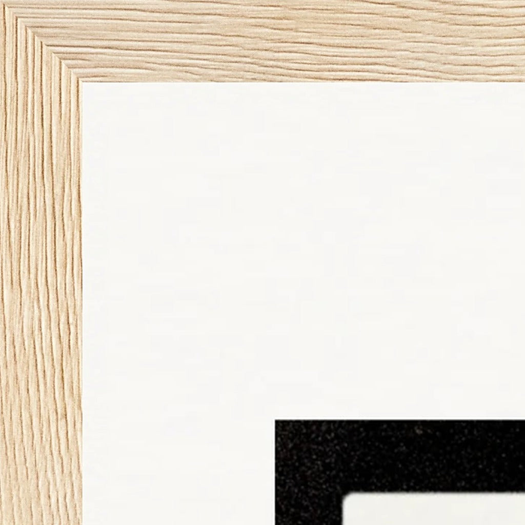 Little Secret Framed print 28x43  cm / XL (11x17″) Wood frame corner detail
