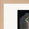 Never too Late Framed print 28x43  cm / XL (11x17″) Wood frame corner detail