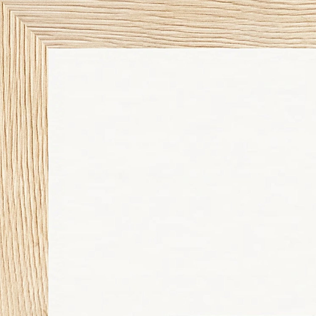The Unwritten Path Framed print 28x43  cm / XL (11x17″) Wood frame corner detail