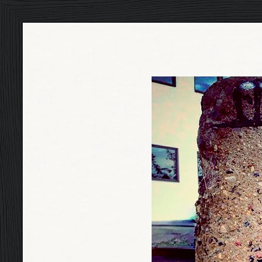 Wash It Framed print A3 (29.7 x 42  cm) Black frame corner detail