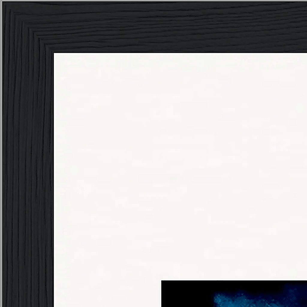 Bubbles and Sky Sticks Framed print A3 (29.7 x 42  cm) Black frame corner detail
