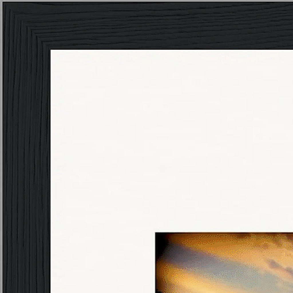 Cosmic Reflections Framed print A3 (29.7 x 42  cm) Black frame corner detail