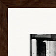 Old Star Framed print A3 (29.7 x 42  cm) Dark wood frame corner detail