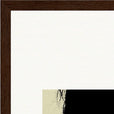 Shadow of Self Framed print A3 (29.7 x 42  cm) Dark wood frame corner detail