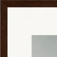 Everyday Hero Framed print A3 (29.7 x 42  cm) Dark wood frame corner detail
