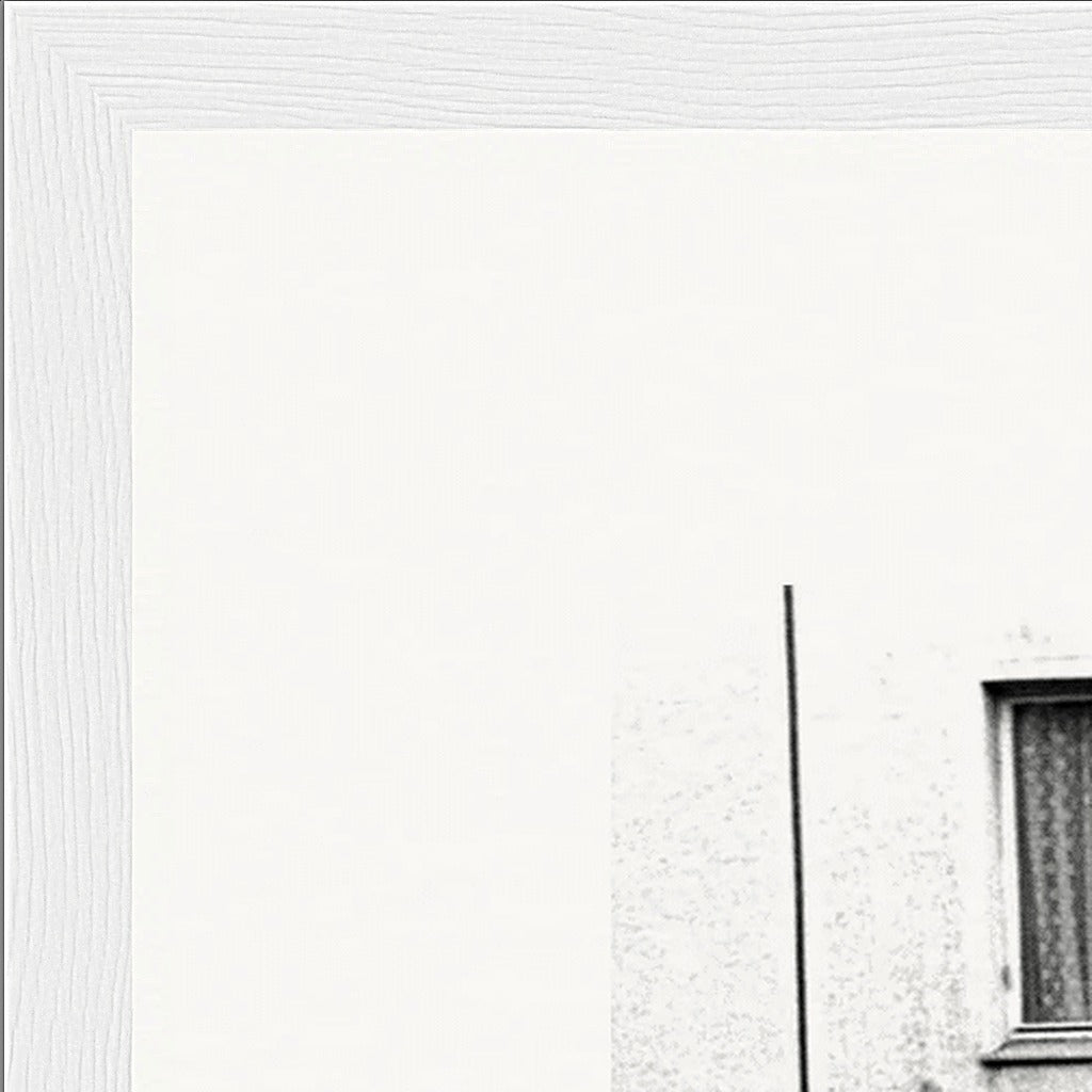 The Urban Matrix Framed print A3 (29.7 x 42  cm) White frame corner detail