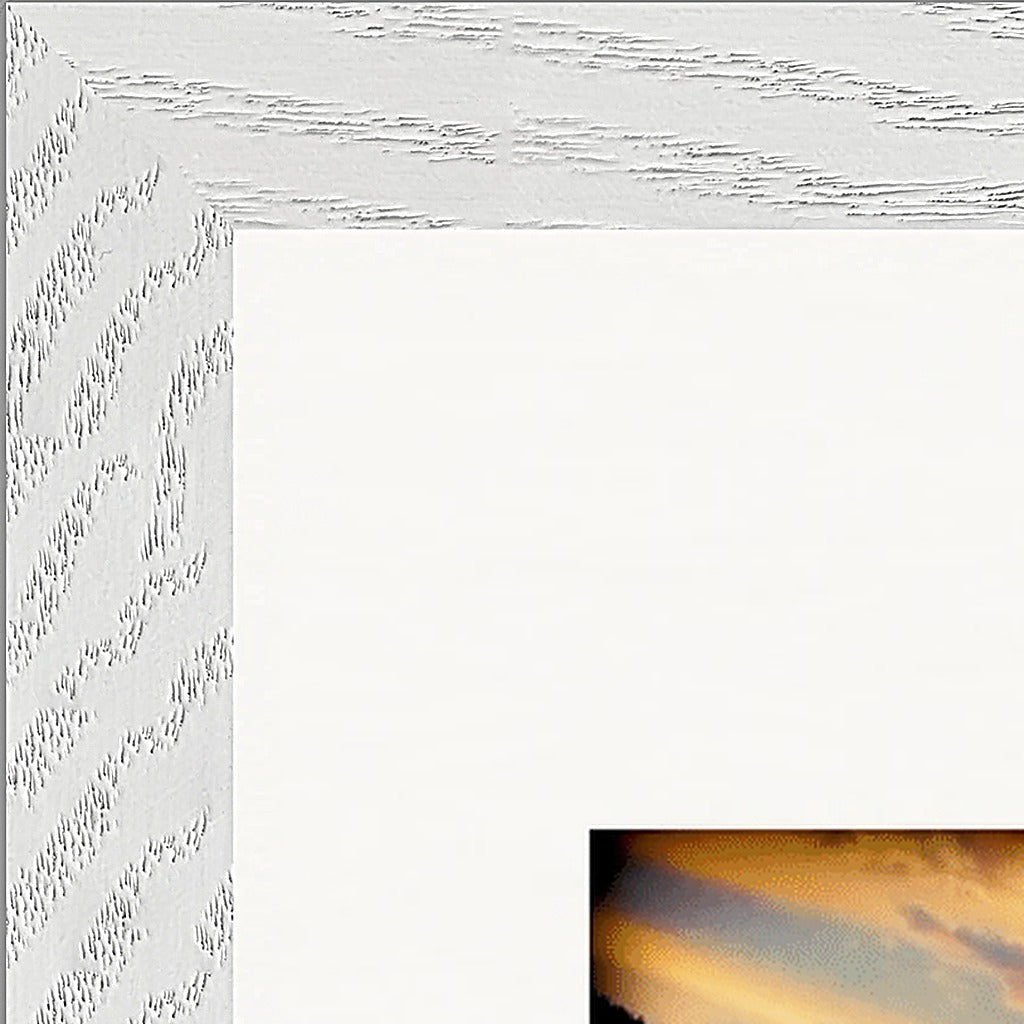 Cosmic Reflections Framed print A3 (29.7 x 42  cm) White frame corner detail