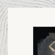 Never too Late Framed print A3 (29.7 x 42  cm) White frame corner detail