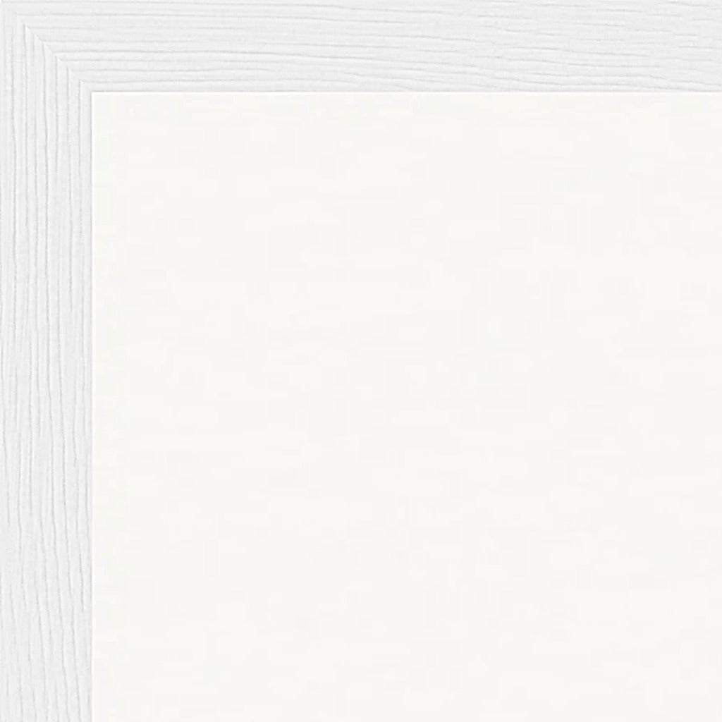 Face It Framed print A3 (29.7 x 42  cm) White frame corner detail