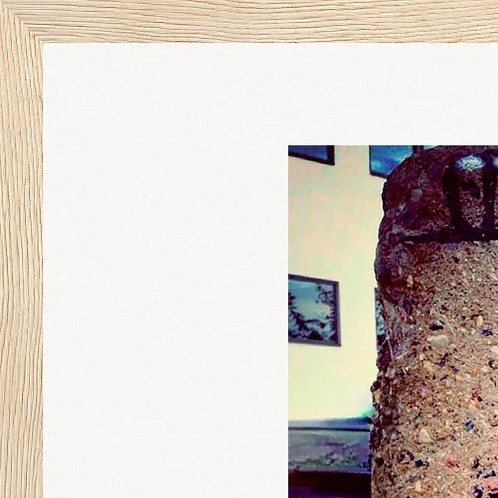 Wash It Framed print A3 (29.7 x 42  cm) Wood frame corner detail