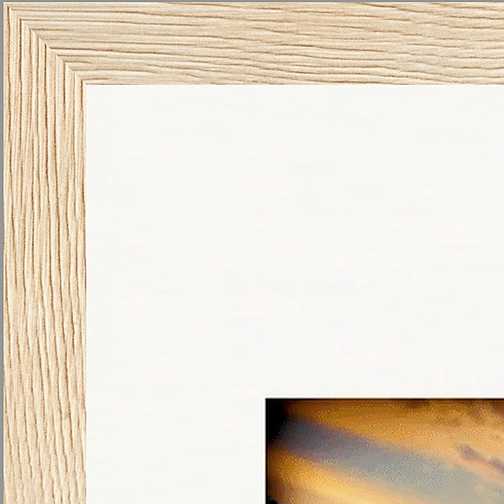 Cosmic Reflections Framed print A3 (29.7 x 42  cm) Wood frame corner detail