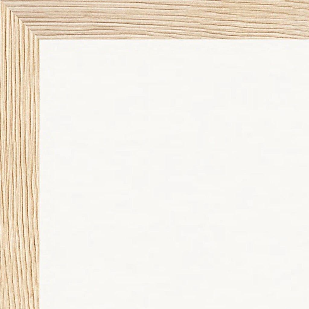 Face It Framed print A3 (29.7 x 42  cm) Wood frame corner detail