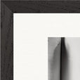 Synch'd Hands Framed print 30x30 cm / 12x12″ Black frame corner detail