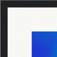 Nocturne Velvet Framed print 30x30 cm / 12x12″ Black frame corner detail