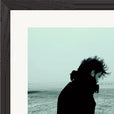 Misty Mind Framed print 30x30 cm / 12x12″ Black frame corner detail