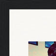Wash It Framed print 30x30 cm / 12x12″ Black frame corner detail