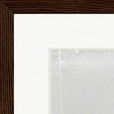 The Space We Share Framed print 30x30 cm / 12x12″ Dark wood frame corner detail