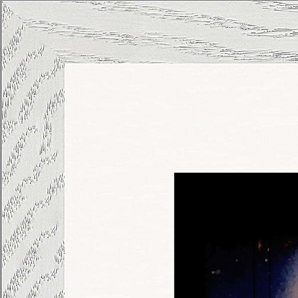 Have a Looksie Framed print 30x30 cm / 12x12″ White frame corner detail