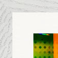 In the Eye Framed print 30x30 cm / 12x12″ White frame corner detail