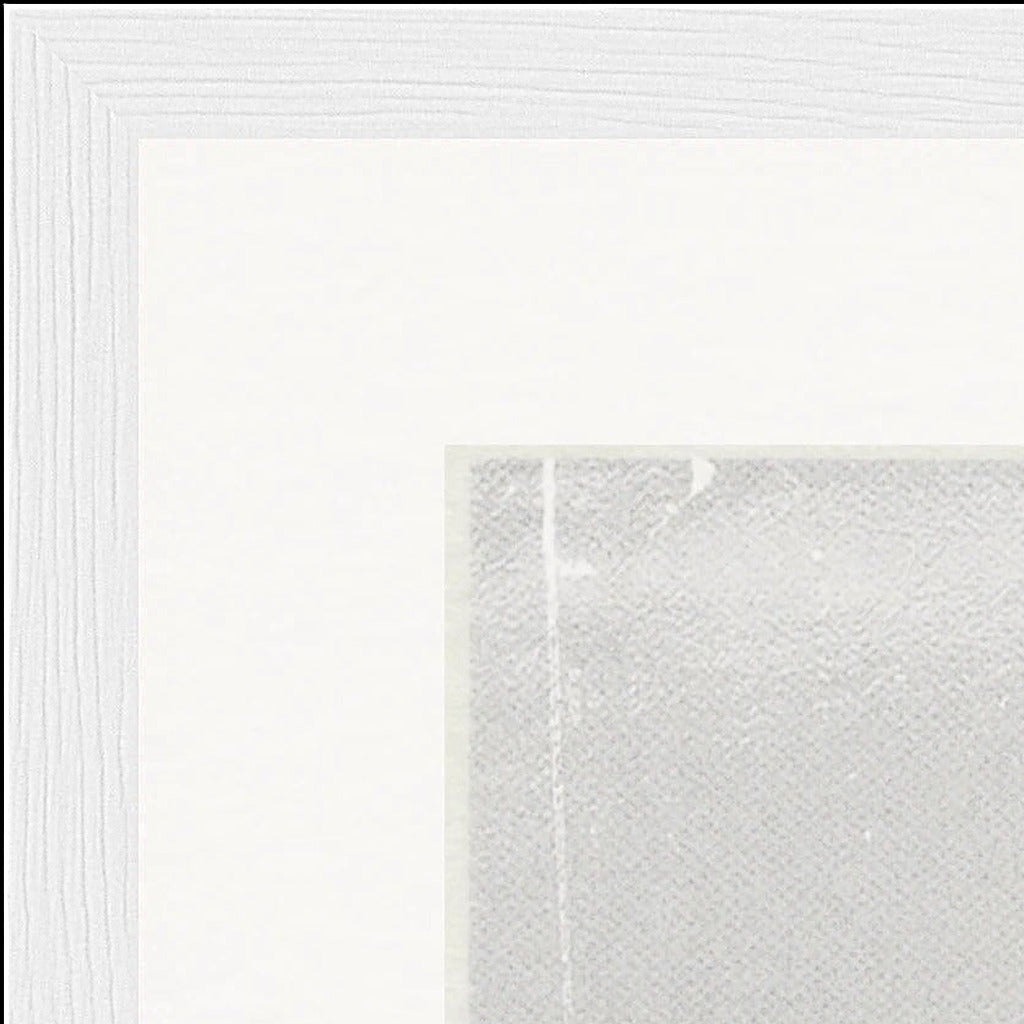The Space We Share Framed print 30x30 cm / 12x12″ White frame corner detail