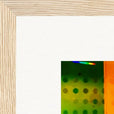 In the Eye Framed print 30x30 cm / 12x12″ Wood frame corner detail