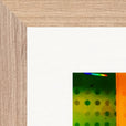 In the Eye Framed print 30x30 cm / 12x12″ Wood frame corner detail