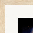 Have a Looksie Framed print 30x30 cm / 12x12″ Wood frame corner detail