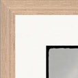 Circle of Life Framed print 30x30 cm / 12x12″ Wood frame corner detail