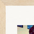 Wash It Framed print 30x30 cm / 12x12″ Wood frame corner detail