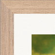 Emerald Storms Framed print 30x30 cm / 12x12″ Wood frame corner detail