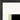 Shadow of Self Framed print 30x40 cm / 12x16″ Black frame corner detail
