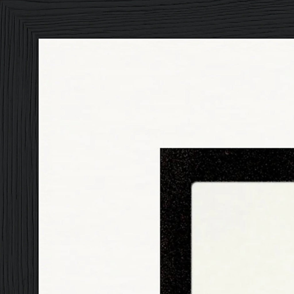 Little Secret Framed print 30x40 cm / 12x16″ Black frame corner detail