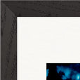 Bubbles and Sky Sticks Framed print 30x40 cm / 12x16″ Black frame corner detail