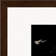 Vibe of Life Framed print 30x40 cm / 12x16″ Dark wood frame corner detail