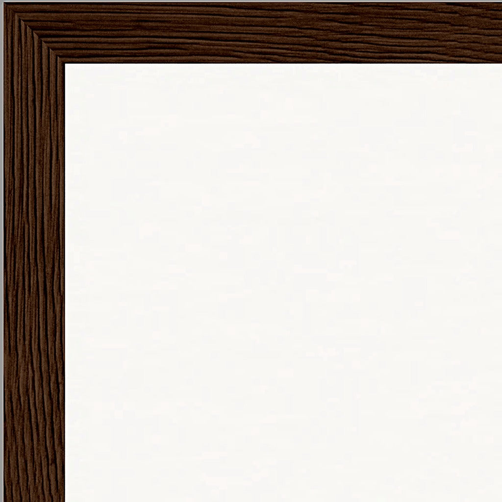 Nocturne Velvet Framed print 30x40 cm / 12x16″ Dark wood frame corner detail