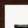 Old Star Framed print 30x40 cm / 12x16″ Dark wood frame corner detail