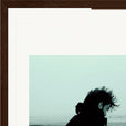 Misty Mind Framed print 30x40 cm / 12x16″ Dark wood frame corner detail