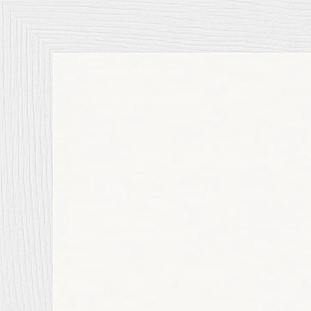 Hat On Framed print 30x40 cm / 12x16″ White frame corner detail
