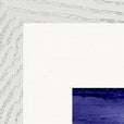 The Unwritten Path Framed print 30x40 cm / 12x16″ White frame corner detail